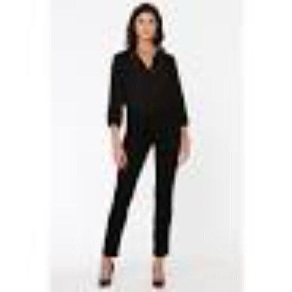 NWT NYDJ Sherri Slim Black High Rise 5 Pocket Jeans Size 8 - Picture 1 of 10